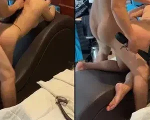 Thú vui khi nhìn em người yêu được trai trẻ hành hạ trên ghế tình yêu